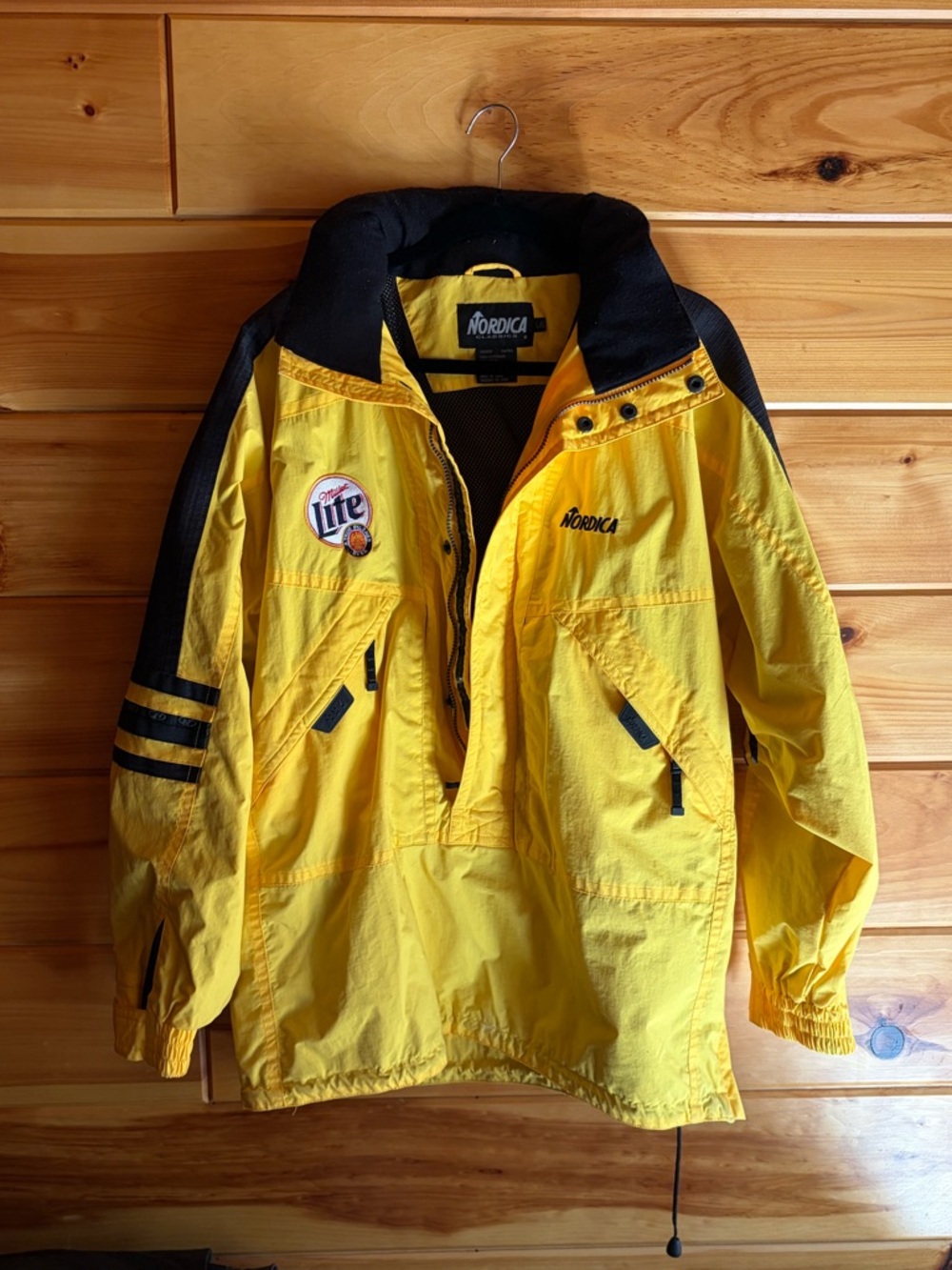 Miller Lite Nordica Unisex Yellow Utility Jacket